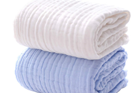 Baby Muslin Bath Towels, Super Soft Cotton Receiving Blanket for Baby'S Delicate Skin,2Pack 41.3 X41.3 Inches Swaddle Blanket for Newborns Toddlers Boy Girl,Baby Registry as Shower