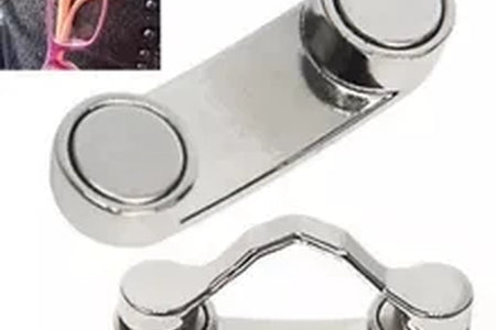 Magnetic Hang Eyeglass Holder Pin Brooches Fashion Multi-Function Portable Clothes Clip Buckle Magnet Glasses Headset Line Clips