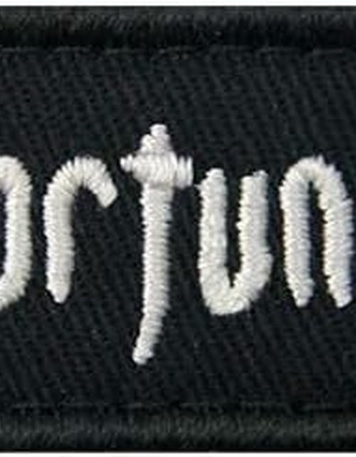 Load image into Gallery viewer, Fortis Fortuna Adiuvat Fortune Favors the Brave Morale Tactical Patch Embroidered Applique Fastener Hook &amp; Loop Emblem
